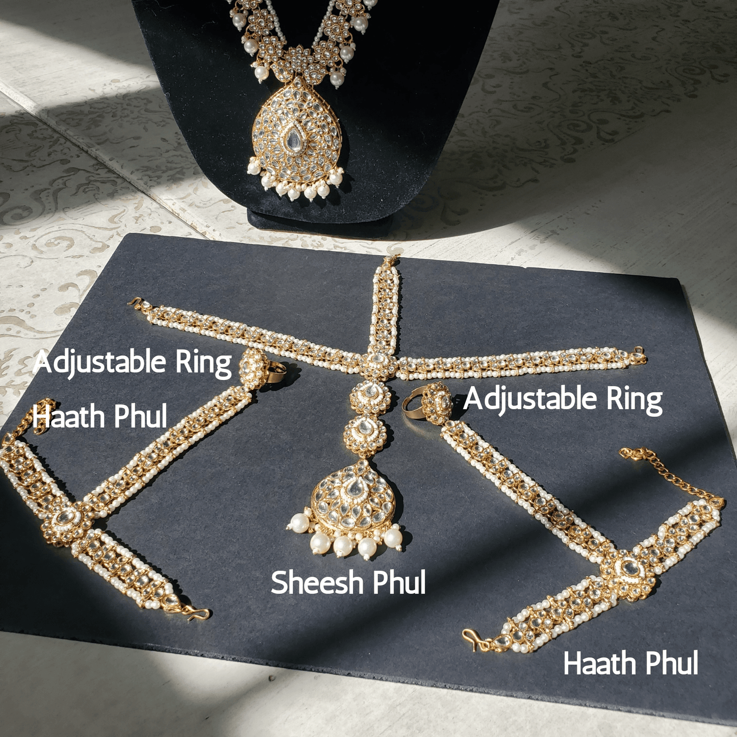 Bridal Pearl and Kundan set