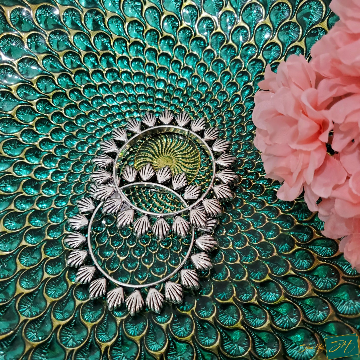 Silver Clam Bangles (SL# 15)