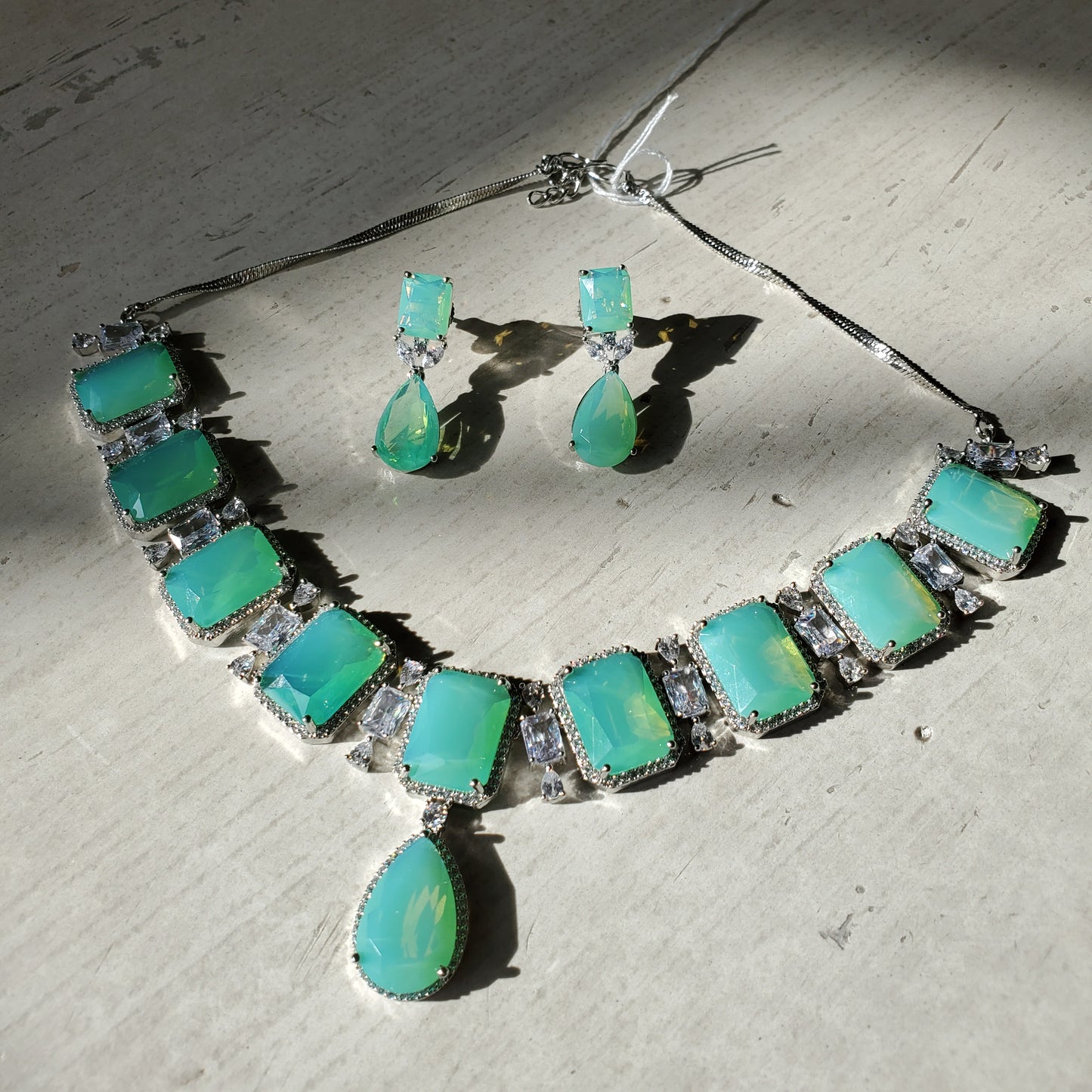 Moonstone Necklace Set
